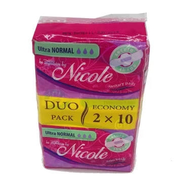   Intim Betét Nicole Be Impulsive 2*10 Darabos (duo) Ultra Normál (24/#_1320/rkl)