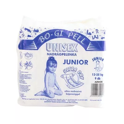 Pelenka Kiscsomagos Junior 9 Darabos 12-25kg (12/#_480/rkl)