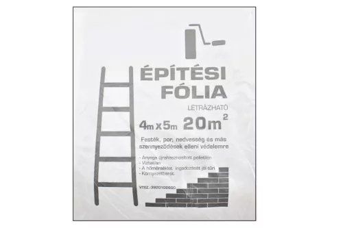 Takarófólia ''Építési'' 4*5m (20m²) (5/#_500/rkl)