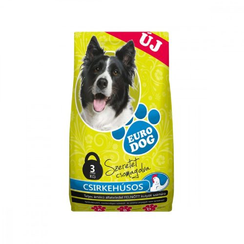 Eurodog Kutyaeledel Száraz Csirke 3Kg (e)