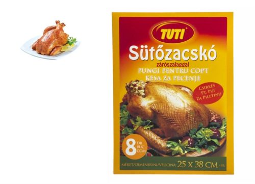 Tuti Sütőfólia Csirkés 25X38Cm 8Db (e)