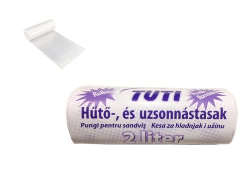 Tuti Hűtő-Uzsi.Tasak Rollos 2L 100Db (e)