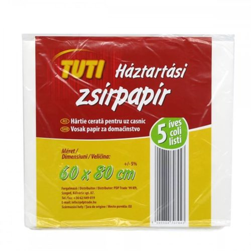 Tuti Zsírpapír Háztartási 5Db (e)