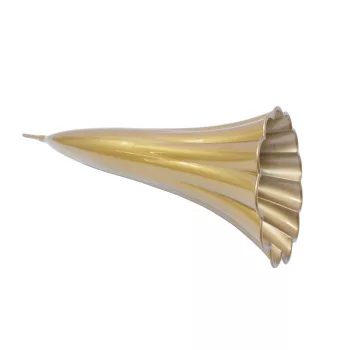 Grave vase Cut-out Ruffled 40cm