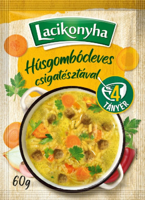 Lacikonyha Leves Húsgombóc Csigat.60G (e)