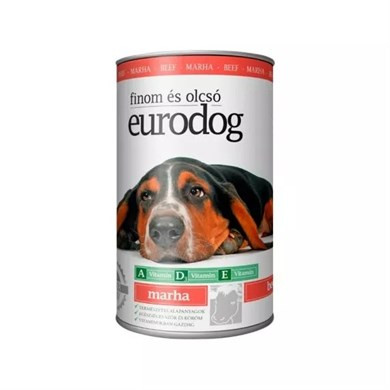 Eurodog Kutyaeledel Konzerv Marha 415G (e)