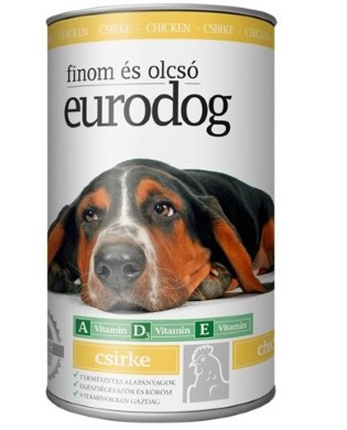 Eurodog Kutyaeledel Konz.Csirke 415G (e)