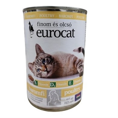 Eurocat Macskaeledel Konz.Csirke 415G (e)