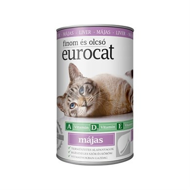 Eurocat Macskaeledel Konzerv Máj 415G (e)