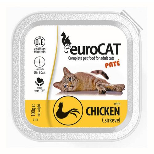 Eurocat Macskael.Paté Csirke 100G (e)