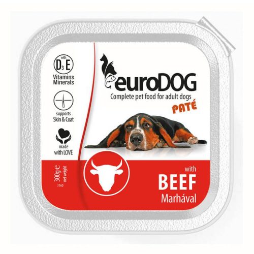 Eurodog Kutyaeledel Paté Marha 300G (e)