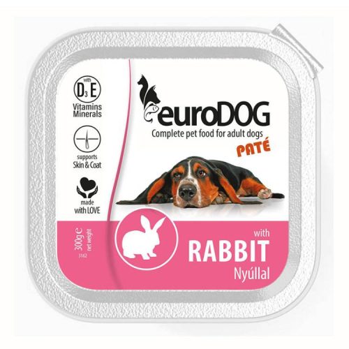Eurodog Kutyaeledel Paté Nyúl 300G (e)