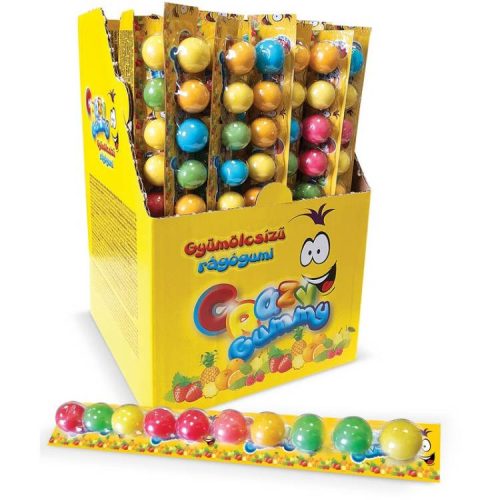 Crazy Gummy Rágó Vegyesgy.10 Sz.30G (e)