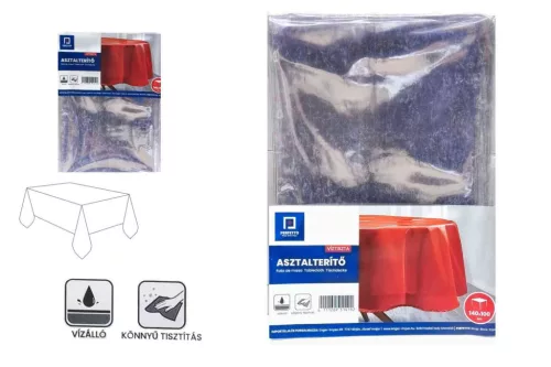 Asztalterítő Pvc Víztiszta 140*100cm eng-604 (24/#)