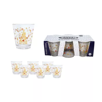 Pohár Üveg Maldini 230ml 6 Darabos (8/#_240/rkl)
