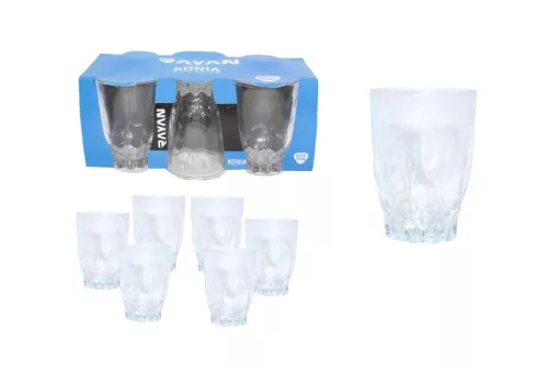 Pohár Üveg Konia 225ml 6 Darabos (12/#_300/rkl)
