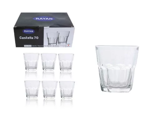 Pohár Üveg Casablanca 150ml 6 Darabos (12/#)