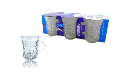 Bögre Üveg Yarrow 90ml 6 Darabos (12/#)