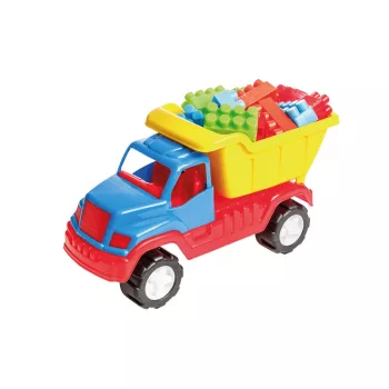   Játék Kamion Építőkockákkal Kicsi 2951 - 33*13*22cm 526g (10/#)