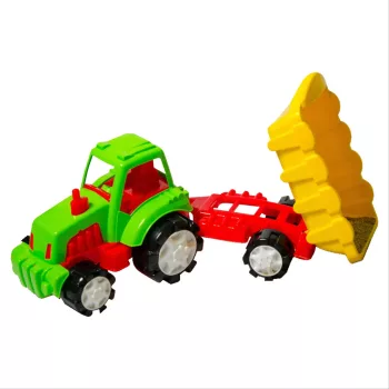   Játék Traktor Utánfutós Super 4542 - 49*18*19cm 452g (10/#)