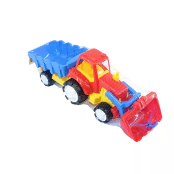   Játék Traktor+Markoló+Utánfutó Super 4573 - 56*18*19cm 509g (10/#)