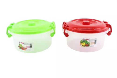 Depozitare rotundă 2 litri cu capac