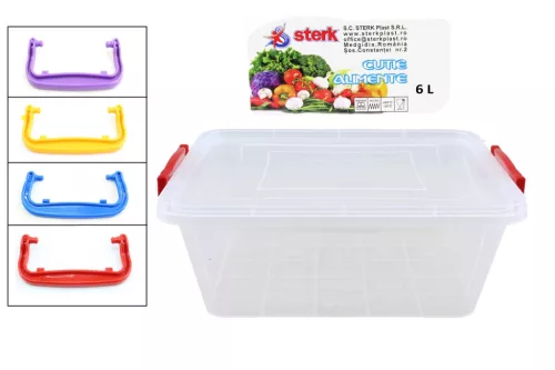 Patrat de depozitare 6 litri cu capac