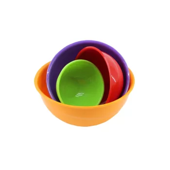 Set bol rotunde colorate 4 buc