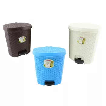 Coș cu pedală Rattan 5 litri