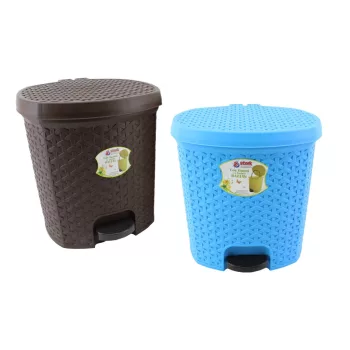 Coș cu pedală Rattan 10 litri (2/#)