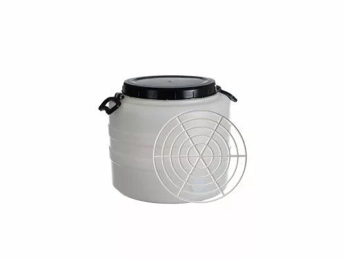Bidon Fehér 30 Lit Fogantyúval+Savanyúság Leszorító Cri. (2/#)