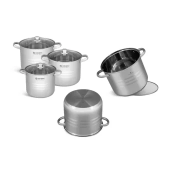   Fazék Inox Edenberg 6 Részes (3 Fazék + 3 Fedő) EB-530N (2/#)