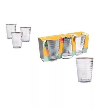 Pohár Üveg Vizes Soleo 200ml 3 Darabos (24/#_864/rkl)