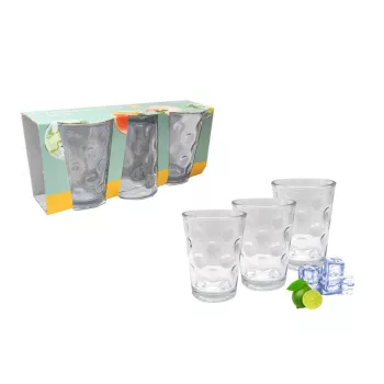 Pohár Üveg Vizes Mirel 200ml 3 Darabos (24/#_864/rkl)