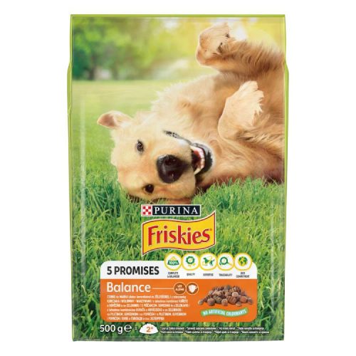 Friskies Bal.Kutyael.Csir.Zölds.500G (e)