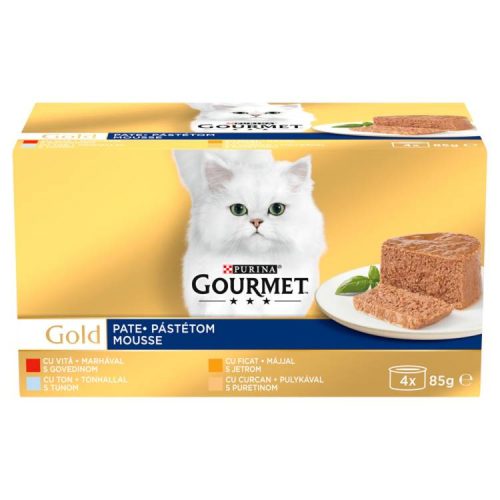 Gourmet Gold Macskae.Nedv.Pást.4X85G (e)