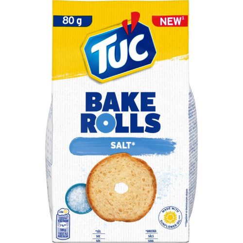 Tuc Bake Rolls Sós 80G (e)