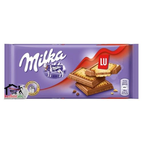 Milka Csokoládé Lu Kekszes 87G (e)