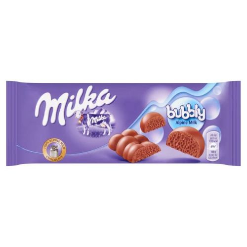 Milka Csokoládé Bubbly Tejcsoki  90G (e)