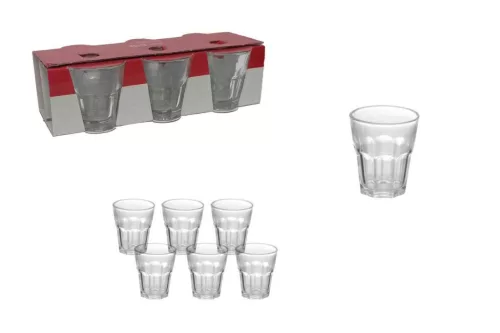 Pohár Üveg Stampedlis Copo Dose 40ml 6 Darabos (24/#)