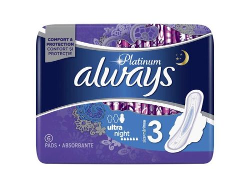 Always Platinum Egészségügyi Betét Night  6Db (e)