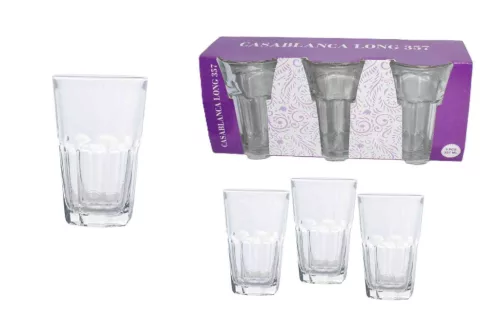 Pohár Üveg Casablanca 300ml 3 Darabos (12/#)