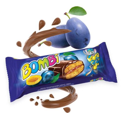 Bombi Puszedli Szelet Szilvás 50G (e)