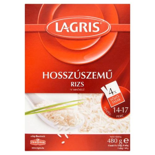 Lagris Rizs Hosszúszemű 4X120 480G (e)