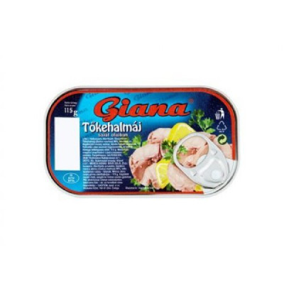 Giana Tőkehal Máj 115G (e)