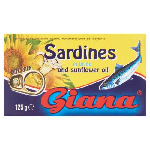 Giana Szardínia Olajban 125G (e)