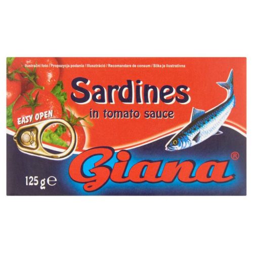 Giana Szardínia Paradicsomos 125G (e)