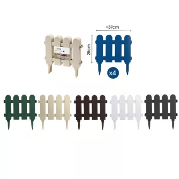 Gardul din plastic poate fi perforat H28cm*39cm 4 buc