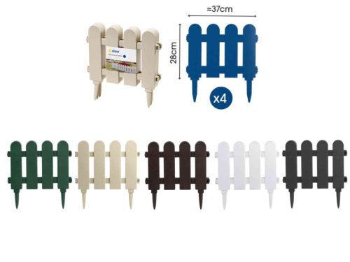 Kerítés Műanyag Leszúrható H28cm*39cm 4 Darabos 