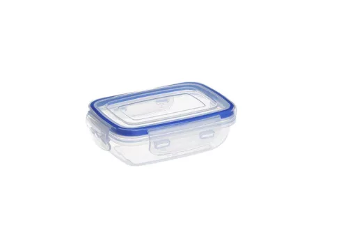 Tároló Doboz Szögletes Alacsony Patentzáras 300ml K327 (6/#_600/rkl)